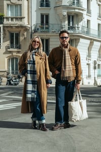 Image 4 de L'écharpe tartan gris