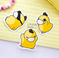 Image 1 of Psyduck Dancing Moods Vinyl Stickers