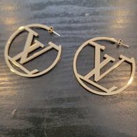 Image 1 of Large Flat Hoops