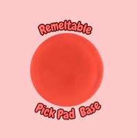 Image 1 of REMELTABLE PICK PAD BASE - red