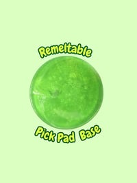 Image 1 of REMELTABLE PICK PAD BASE - green