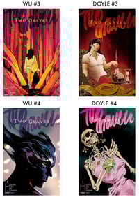 Image 2 of TWO GRAVES issues and trade paperbacks (signed)