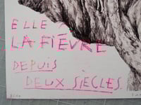 Image 2 of Poême Brèche - Encre rose fluo