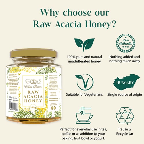 Image of Raw Acacia Honey (340grams)