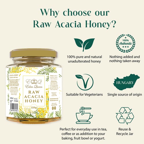 Image of Raw Acacia Honey (225grams)