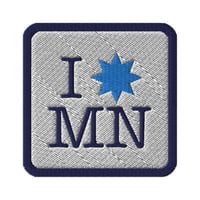 I [STAR] MN Patch (White)