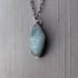 Sterling Silver and Blue Druzy Agate Necklace Image 2