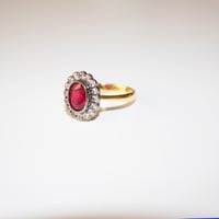 Image 5 of Diana Ruby Halo Ring