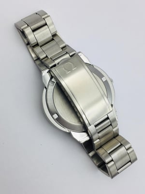 Image of Rare Omega Geneve Dynamic Sports black racer Automatic Vintage Mens Watch 41mm,Mint,