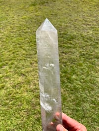 Image 2 of Large Smoky Quartz Generator with Rainbow Statement Piece #1113