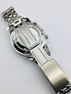 Image of Rare Ricoh World Timer GMT 61215A Sports Automatic Mens Watch,Blue Dial.Mint Condition.Japan