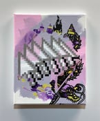 Image of "Untitled (Ed Hardy Dragon Cursor)" Painting