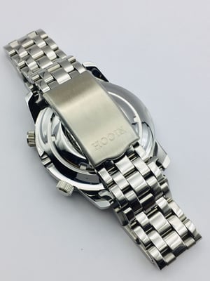 Image of Rare Ricoh World Timer GMT 61215A Sports Automatic Mens Watch,BLACK Dial.Mint Condition.Japan