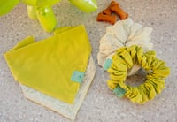 Image 2 of mystique glow in the dark reversible tie on espooky set