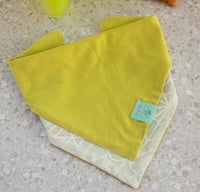 Image 2 of mystique glow in the dark reversible tie on espooky bandana