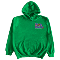 "Lift Up , Level Up" 2 In Kelly Green Hoodie