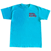 "Lift Up , Level Up" 2 In Light Blue Shirt