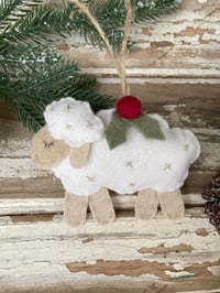 Image 3 of Sheep Christmas Ornament