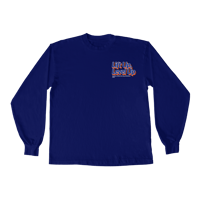 "Lift Up , Level Up" 1 In Navy Blue LS