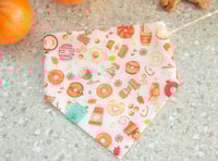 Image 1 of donut fall vibes bandana