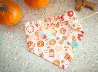 Image 2 of donut fall vibes bandana