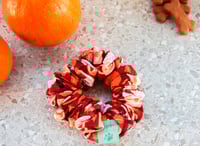 latte fall vibes scrunchie