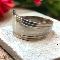 Image 3 of Sheffield - Vintage Sterling silver spoon ring 