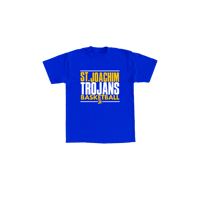 #093 St Joachim Trojans Basketball  - Royal Blue Shirt
