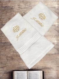 Image 1 of Custom Embroidered Towels