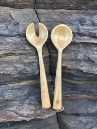 Image 3 of Flowering Gum Salad Servers