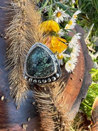 Image 1 of Handcrafted Hubei Turquoise Ring