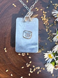Image 4 of Turquoise Pendant on chain or leather cord