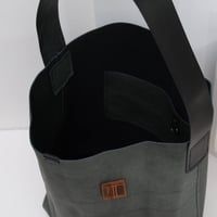 Image 5 of Tube Tote in pebbled vintage forest