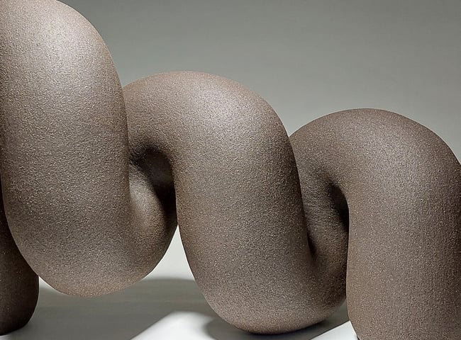 'Twisted' Ceramic Sculpture Code 203