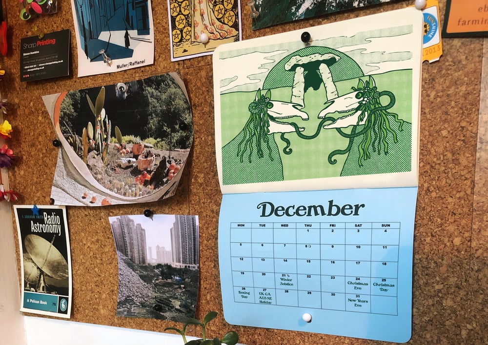 2025 Calendar + Snowglobe print bundle