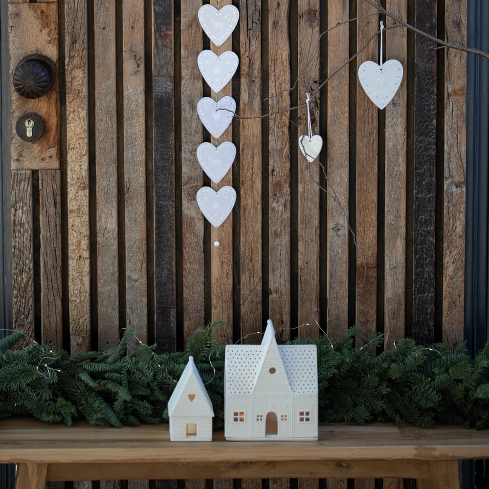 Image of Maison photophore Pain d'Epice Coeur PM