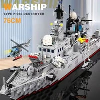 Image 1 of Military 956 Warships Model WW2 (1716+pcs) Building Blocks Battleship