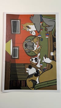 Dogs Playing Poker 
