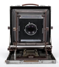 Image 2 of Prototype Kodak Master View 8X10 camera + 300mm lens + Holders + Fresnel #5242