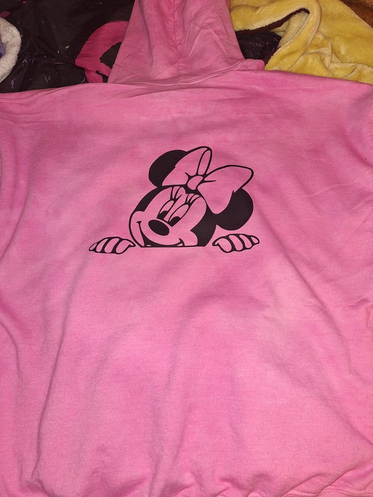Image of Custom sweatsuit with minnie mouse