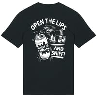 Image 2 of OPEN THE LIPS AND SNIFF - BLACK