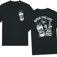 Image 1 of OPEN THE LIPS AND SNIFF - BLACK