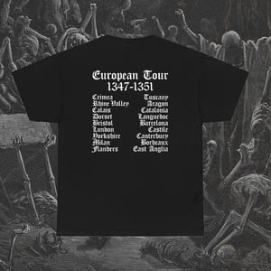 Image of Black Death European Tour T-Shirt