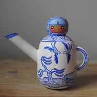 Image 1 of Fundraiser for Gaza: Blue & White Teapot