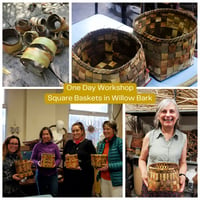 Image 1 of Saturday 19th July 2025 - Square Based Baskets in Willow Bark