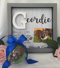 Image 1 of Personalised Pet Loss Frame, Pet Memorial Frame, Pet Loss Gift