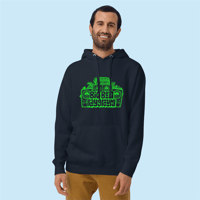 Image 3 of Big Beat Speakers Adult Hoodie