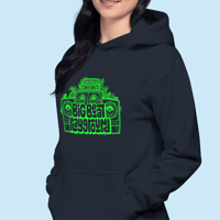 Image 4 of Big Beat Speakers Adult Hoodie