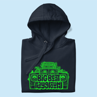 Image 2 of Big Beat Speakers Adult Hoodie