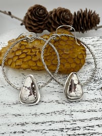 Image 3 of Wild Horse Jasper Hoops